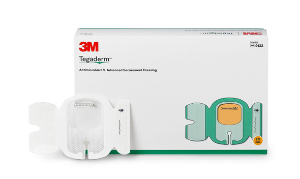 Solventum 3m Tegaderm Antimicrobial I.v. Advanced Securement Dressing – Transparent, Breathable