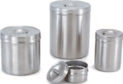 Medegen Ointment Jars – 41/4 x 53/8, 2.125 x 4.25, Stainless Steel, 3 Configuration Options