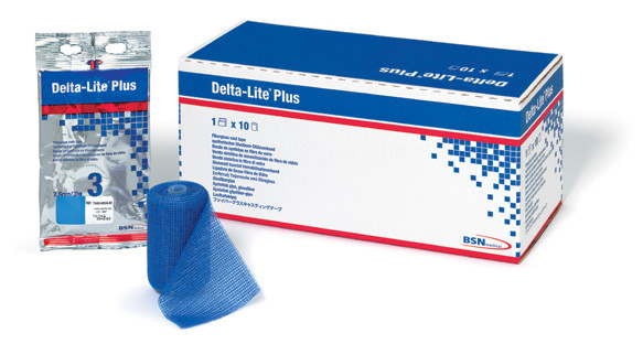 BSN Medical Delta-Lite Plus Fiberglass Cast Tape – Water Activated, Extra Rigid, No Natural Rubber Latex