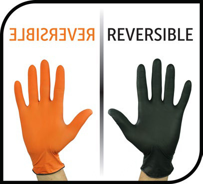 Halyard Black-Fire Powder-Free Nitrile Exam Gloves – 5 Size Options, Sizes X-Small to X-Large