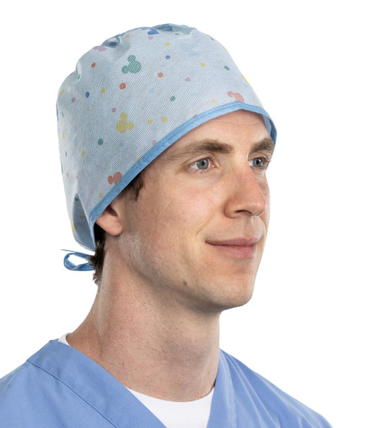 Halyard Surgical Cap, Kaycel Fabric – Blue, Size Universal, Universal, Supplied 100/bx, 3 bx/cs