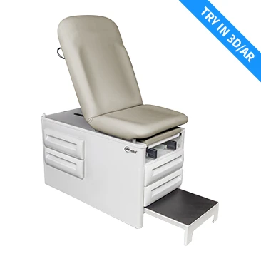 UMF Medical Manual Exam Table with Four Storage Drawers – 18 Configuration Options, Ea, For Patient Exams