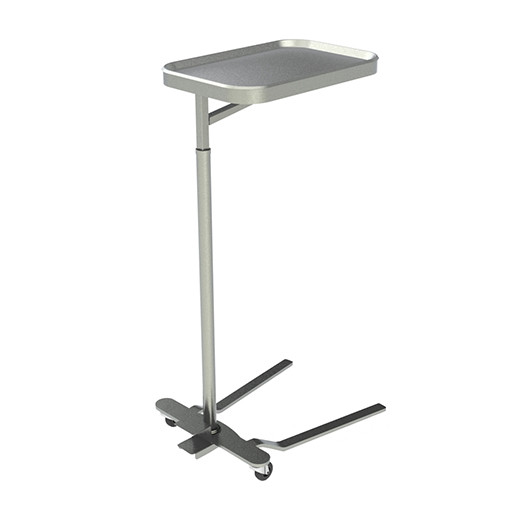 UMF Medical Mayo Instrument Stand with 13" X 19" Tray – 13" x 19", Stainless Steel, For Patient Exams