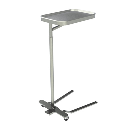 UMF Medical Mayo Instrument Stand with 16" X 21" Tray – 16" x 21", Stainless Steel, For Patient Exams