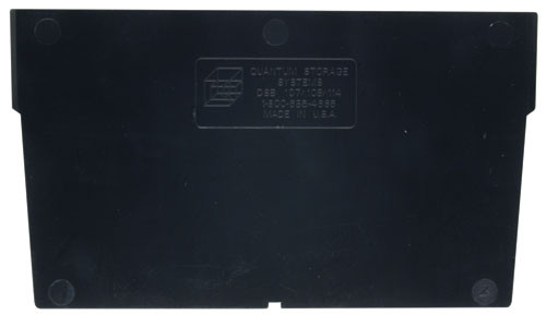 Quantum Medical Clear-View Economy Shelf Bin – 17-7/8" x 8-3/8" x 4", Polypropylene, 10/ctn