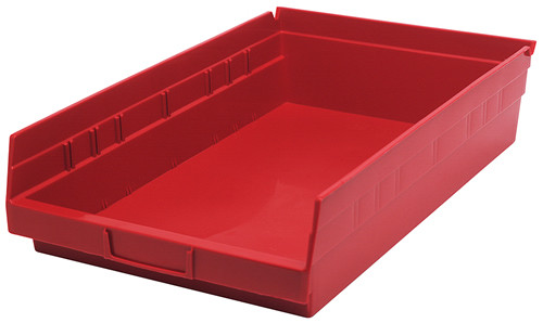 Quantum Medical Economy Shelf Bin – Qsb110, 17-7/8" x 11-1/8" x 4", Injection Molded Polypropylene Material