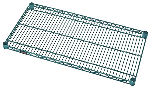 Quantum Medical Green Epoxy Wire Shelf – 18" x 36", And 1, Capacity per Shelf, For Organized Storage
