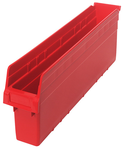 Quantum Medical Store-MAX 8" Shelf Bin – Qsb805, 23-5/8" x 4-3/8" x 8", High Density Polypropylene