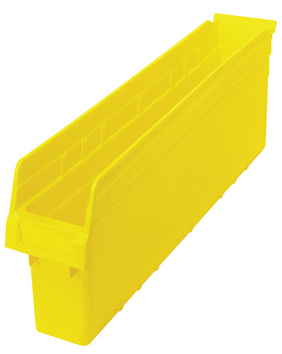 Quantum Medical Store-MAX 8" Shelf Bin – Qsb805, 23-5/8" x 4-3/8" x 8", High Density Polypropylene