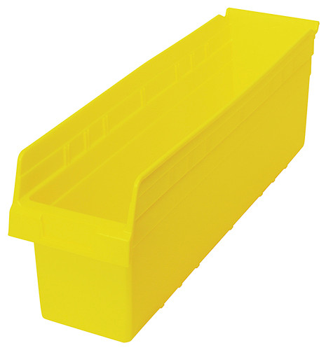 Quantum Medical Store-MAX 8" Shelf Bin – Qsb806, 23-5/8" x 6-5/8" x 8", High Density Polypropylene