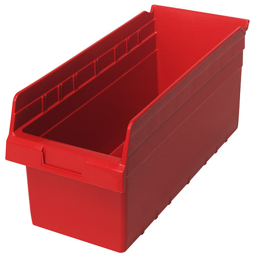 Quantum Medical Store-MAX 8" Shelf Bin – Qsb808, 17-7/8" x 8-3/8" x 8", High Density Polypropylene