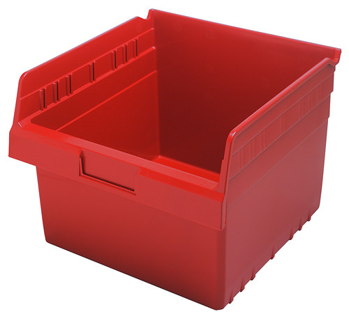 Quantum Medical Store-MAX 8" Shelf Bin – Qsb809, 11-5/8" x 11-1/8" x 8", High Density Polypropylene