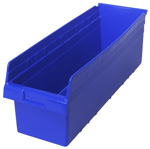 Quantum Medical Store-MAX 8" Shelf Bin – Qsb814, 23-5/8" x 8-3/8" x 8", High Density Polypropylene