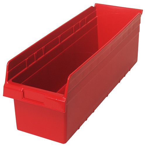 Quantum Medical Store-MAX 8" Shelf Bin – Qsb814, 23-5/8" x 8-3/8" x 8", High Density Polypropylene