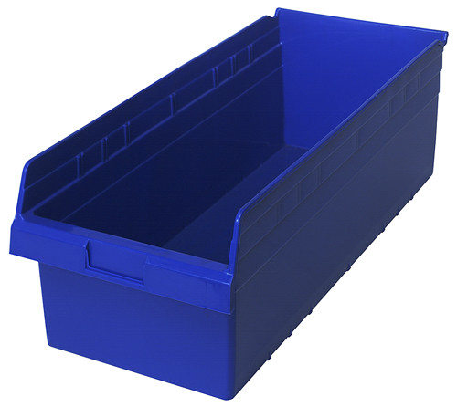 Quantum Medical Store-MAX 8" Shelf Bin – Qsb816, 23-5/8" x 11-1/8" x 8", High Density Polypropylene
