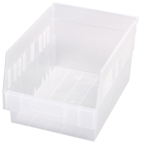 Quantum Medical Store-More 6" Shelf Bin – Qsb207, 11-5/8" x 8-3/8" x 6", Polypropylene, 3 Color Options