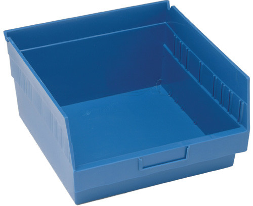 Quantum Medical Store-More 6" Shelf Bin – Qsb209, 11-5/8" x 11-1/8" x 6", Polypropylene, 3 Color Options