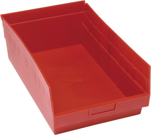 Quantum Medical Store-More 6" Shelf Bin – Qsb210, 17-7/8" x 11-1/8" x 6", High Density Polypropylene
