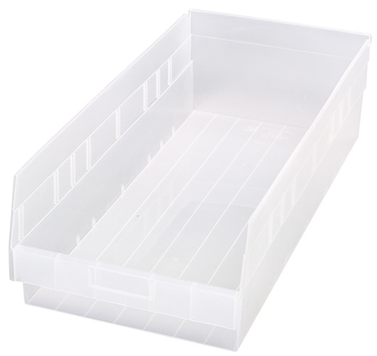 Quantum Medical Store-More 6" Shelf Bin – Qsb216, 23-5/8" x 11-1/8" x 6", High Grade Polypropylene