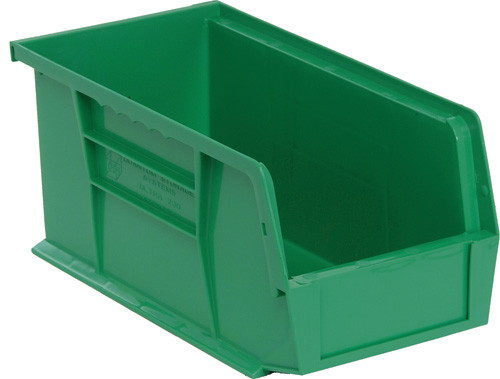Quantum Medical Ultra Stack and Hang Bin – Qus230, 10-7/8" x 5-1/2" x 5", Injection Molded Polypropylene