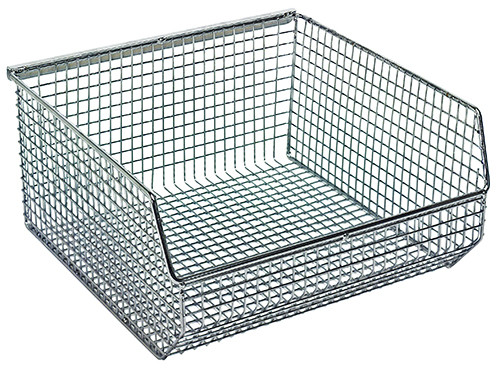 Quantum Medical Wire Mesh Bin – 10-3/4" x 11" x 5", 10/ctn, Available in 9 Popular Sizes, For Organized