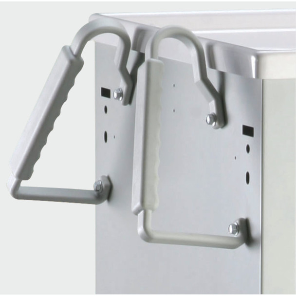 MarketLab All-in-One Mobile Cabinet – 2 Configuration Options, Rolling Storage Cabinet for Clinical Areas