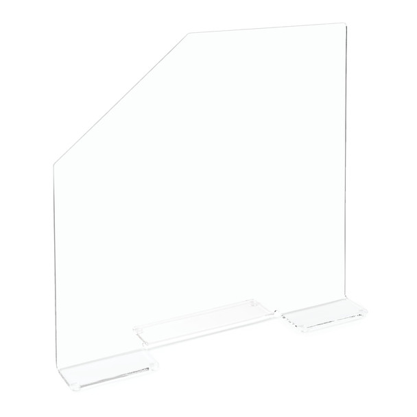 MarketLab Antimicrobial Splash Guard with Cutaway – Lab Safety, Laboratory, For Laboratory Safety