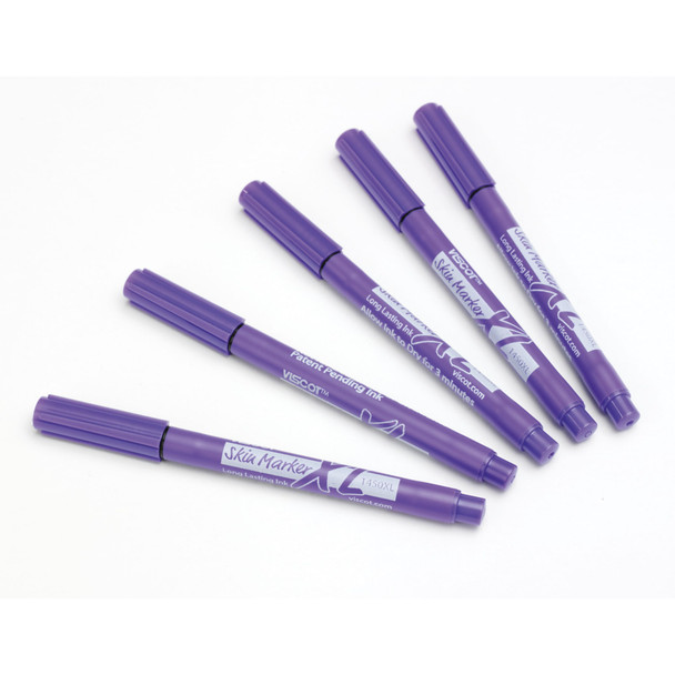 MarketLab Mini Surgical Marking Pens, Non-Sterile, 100 per Pack, for Skin Marking Before Procedures