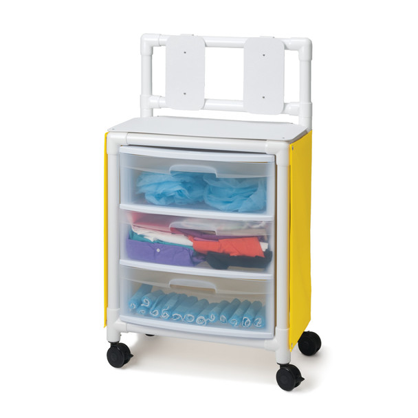 MarketLab Mobile Isolation Stations – 2 Configuration Options, Standard 3-Drawer, Premium 4-Drawer
