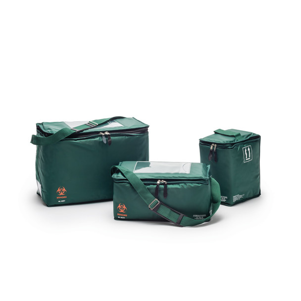 MarketLab Specimen Transport Totes, Large, for Carrying Specimens Between Collection Sites and Lab