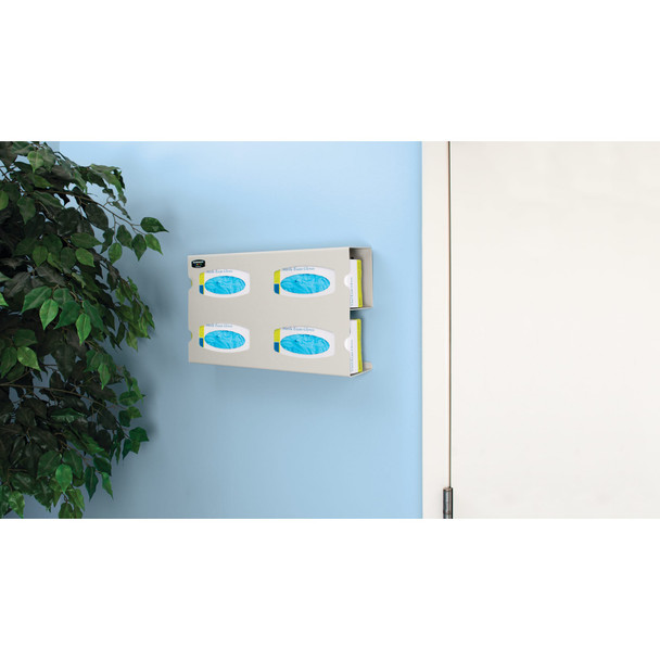 MarketLab Bowman ABS Premium Quad Glove Box Dispenser – Glove Dispensers, Exam Gloves, For Glove Dispensing