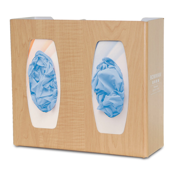 MarketLab Bowman Designer Glove Box Dispenser – 8 Size Options, Single, 5.75 x 4 x 10.13 in, Double