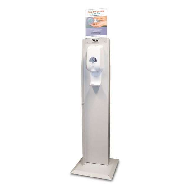 MarketLab Bowman Dual-Sided Floor Stand with Sign Holder – 3 Configuration Options, 17 x 17 x 64.71 in