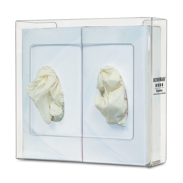 MarketLab Bowman PETG Slim Glove Box Dispenser – 3 Size Options, Single, 5.7 x 2.95 x 9.85 in