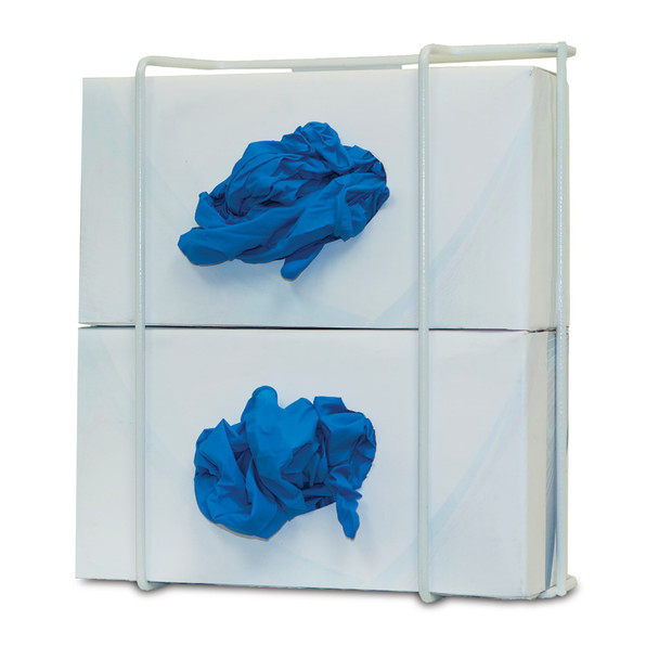 MarketLab Bowman Wire Glove Box Dispenser – 4 Size Options, Single, 5.67 x 3.75 x 8.16 in, Double