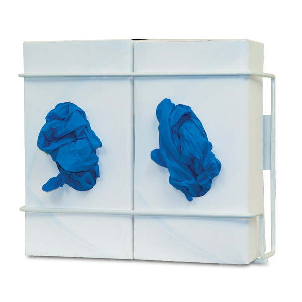 MarketLab Bowman Wire Glove Box Dispenser – 4 Size Options, Single, 5.67 x 3.75 x 8.16 in, Double