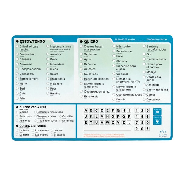 MarketLab EZ Communication Boards – Hospital Supplies, Patient Care, For Infection Control