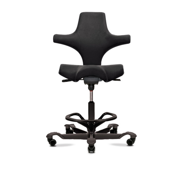 MarketLab Ergo Task Chair and Stool for Sonographers – 2 Configuration Options, Black, Exam Furniture