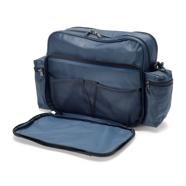 MarketLab Hopkins Original Home Health Shoulder Bag – 2 Configuration Options, Black, Medical & Nursing Bags