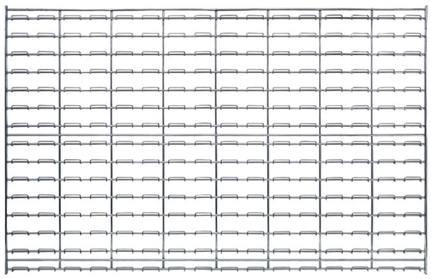 Quantum Medical 48" X 30" Wire Louvered Panel – 48" x 30", Load Capacity (Lb.): 175, Carton Weight (Lb.): 28