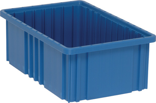 Quantum Medical Dividable Grid Container – Dg92060, 16-1/2" x 10-7/8" x 6", 8/ctn, Available in Blue
