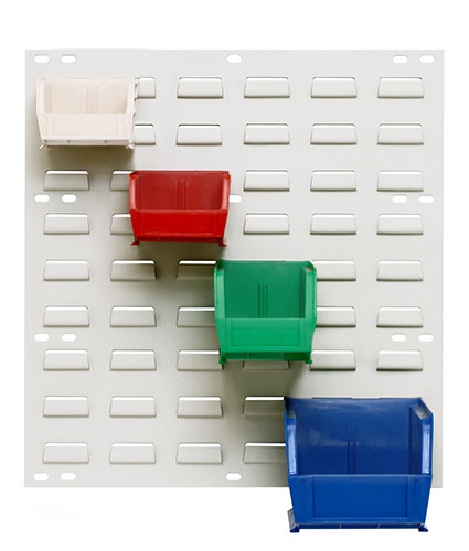 Quantum Medical Oyster White Louvered Panel – 18" x 19", Load Capacity (Lb.): 175, Carton Weight (Lb.): 6