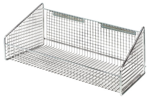 Quantum Medical Partition Hanging Basket – 11-7/8" x 18" x 7-1/2", Nesting of Baskets, For Organized Storage