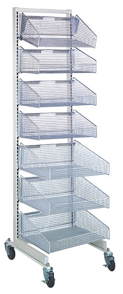 Quantum Medical Partition Wall Hanging Basket – 1/2" x 1/2", 18" x 70", Ship Weight (Lb.): 86