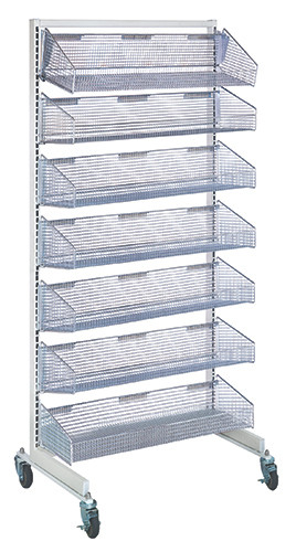 Quantum Medical Partition Wall Hanging Basket – 1/2" x 1/2", 36" x 70", Ship Weight (Lb.): 117