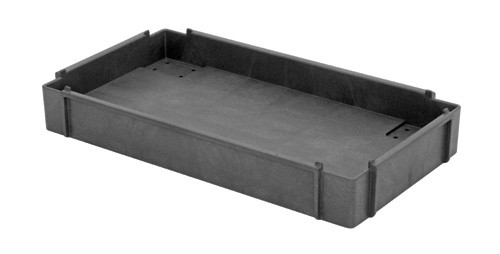 Quantum Medical Polymer Mobile Cart Shelf – 34-1/4" x 17-1/2" x 4-3/16", 13 Lbs Shipping Weight