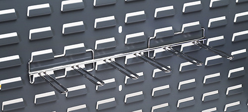 Quantum Medical Horizontal Tape or Reel Holder For Use with Louvered Panels – 25 Lb. Load Capacity