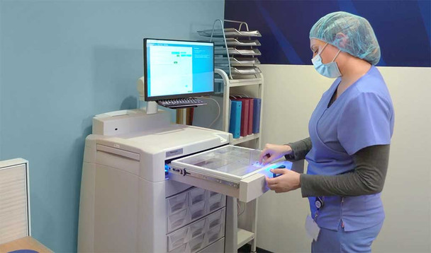 Capsa Healthcare Configuration 5 Cabinet Assembly – 1"x1", 1"x2", 1 ea, For Medication Rounds