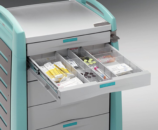 Capsa Healthcare Isolation Cart Label – 1 ea, Precision‑welded Steel Frame with High‑impact Panels