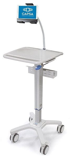 Capsa Healthcare SlimCart Laptop Holder – 1 ea, Footprint: 15.35″, For Medication Rounds, Cart Accessory